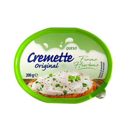 Queso Cremette Con Finas Hierbas 200gr 1/10